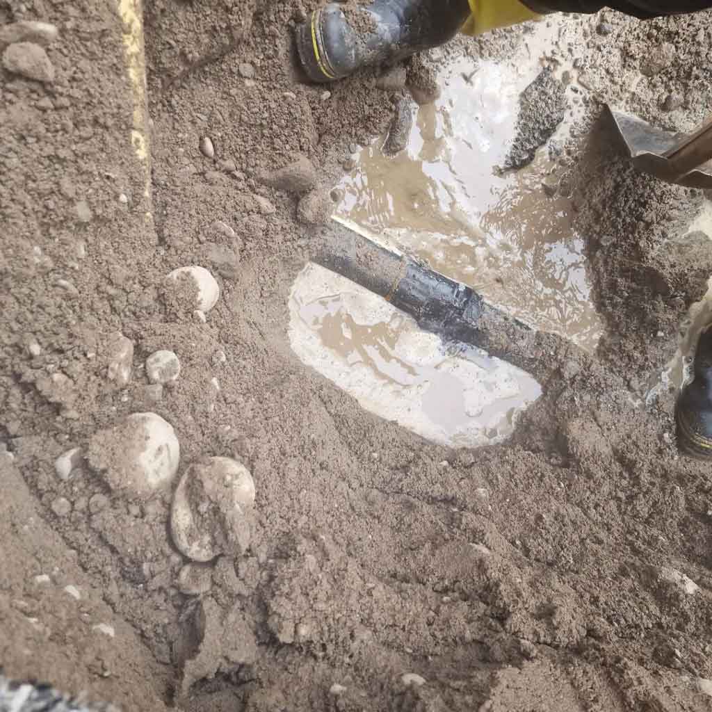Dränering av husgrund